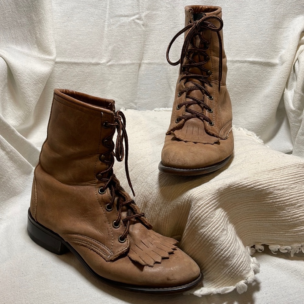 Ladies Leather Laredo Western Boots